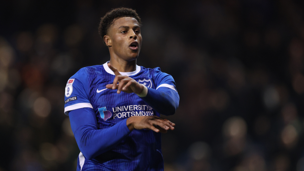 Portsmouth forward Kusini Yengi