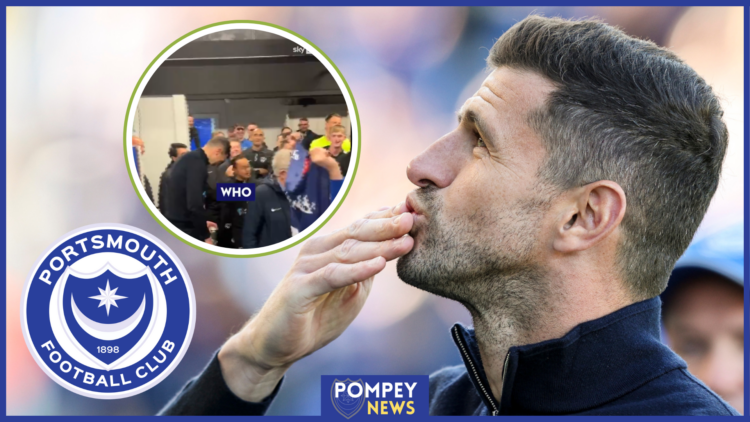 Portsmouth badge, John Mousinho