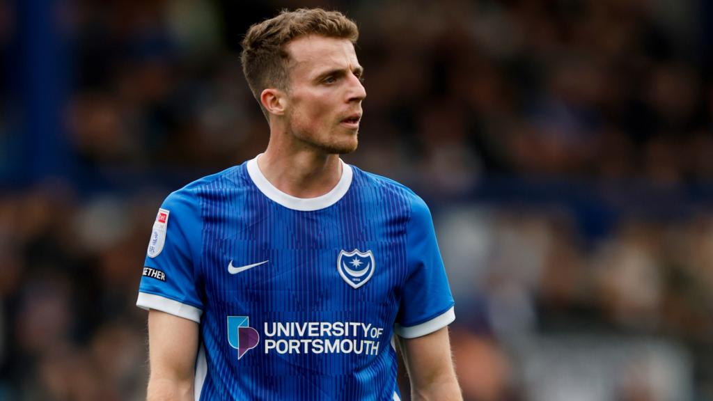 Portsmouth defender Conor Shaughnessy