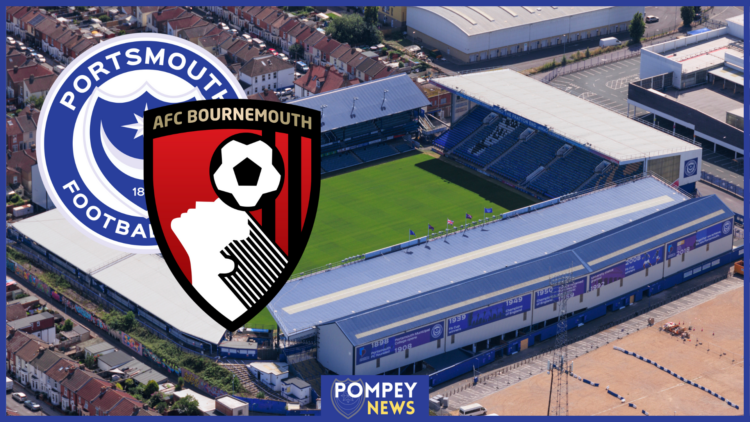 Portsmouth badge, Bournemouth badge, Fratton Park