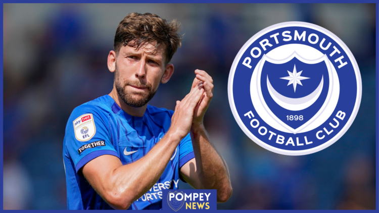 Portsmouth badge, Callum Lang