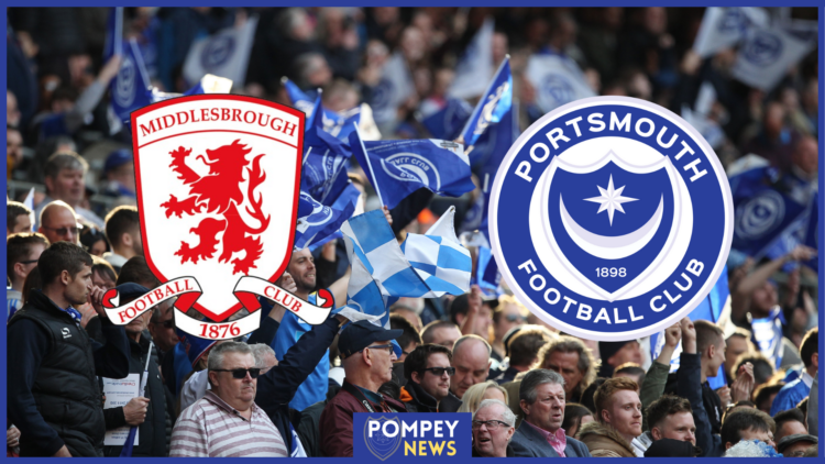 Portsmouth Middlesbrough badges