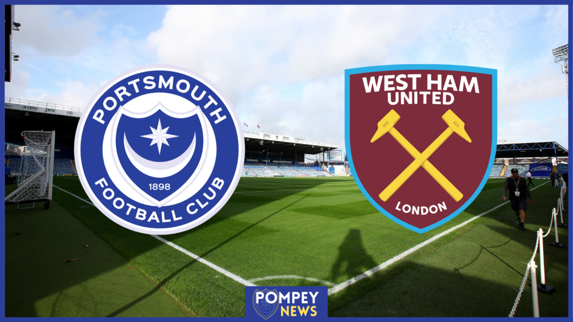 Portsmouth West Ham badges