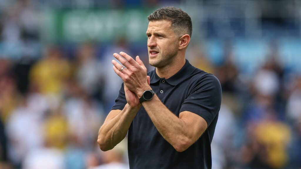 Portsmouth manager John Mousinho.