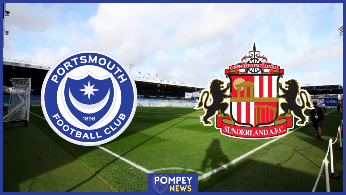 Portsmouth Sunderland badges Fratton Park