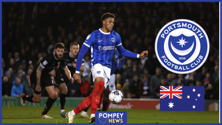 Portsmouth badge Australia flag Kusini Yengi
