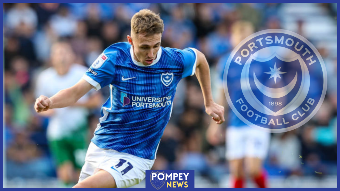 Portsmouth badge faded Gavin Whyte