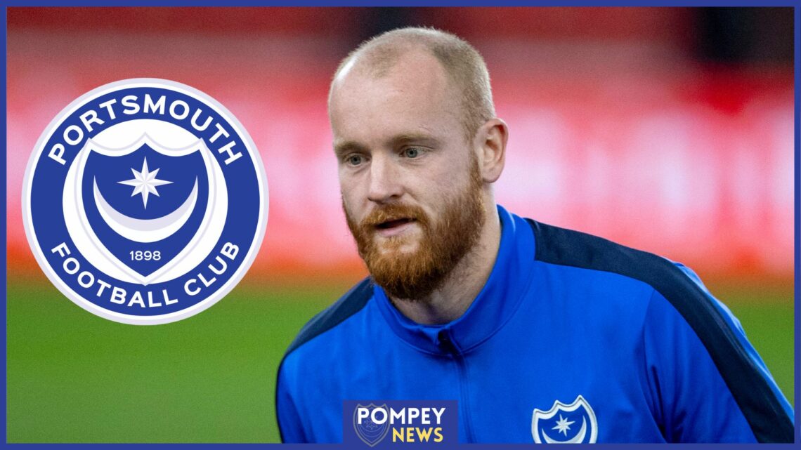 Portsmouth badge, Connor Ogilvie