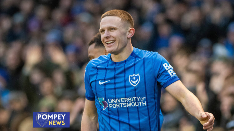 Colby Bishop plays up front for Portsmouth.