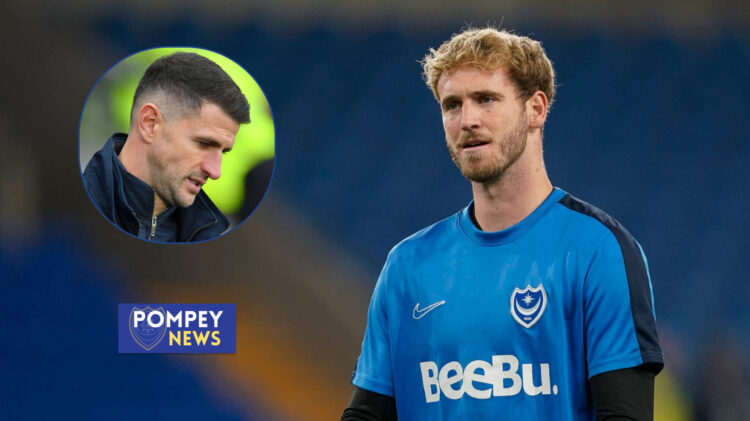 Nicolas Schmid and John Mousinho at Portsmouth.