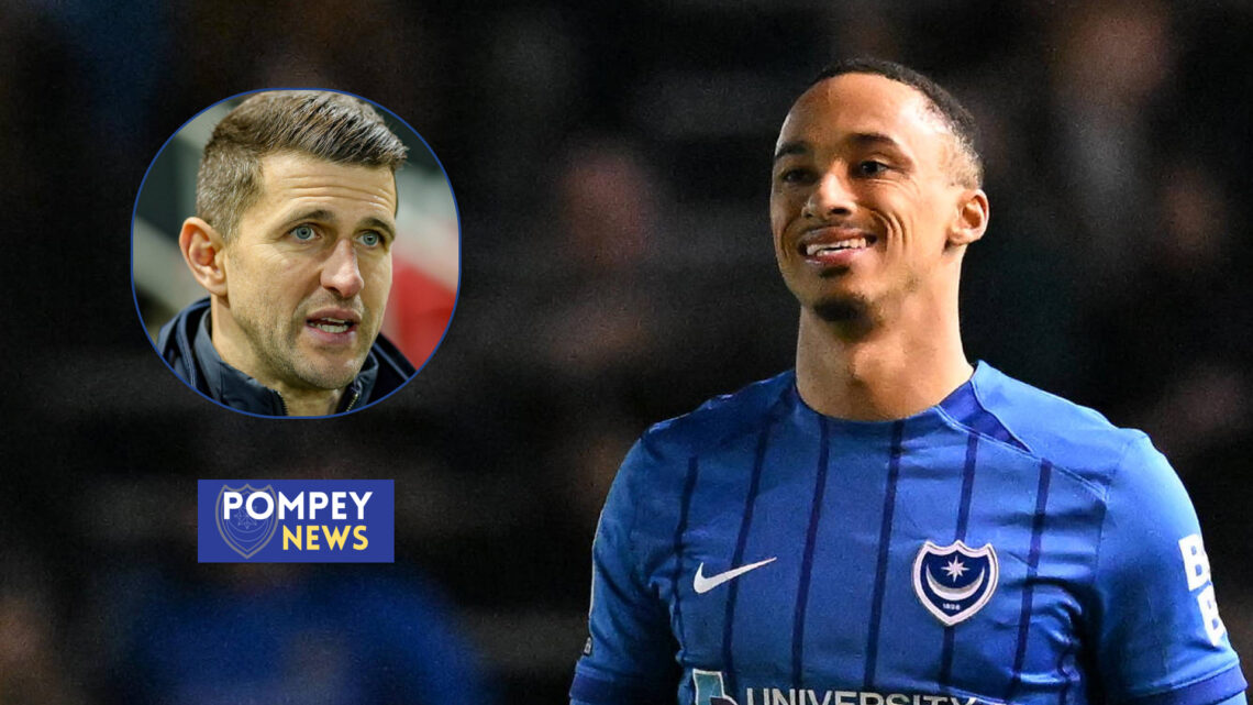 Cohen Bramall and John Mousinho at Portsmouth.