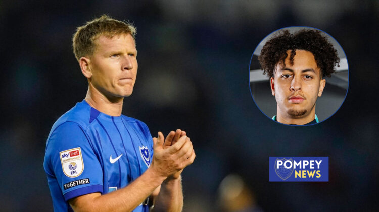 Matt Ritchie and Kaide Gordon at Portsmouth.