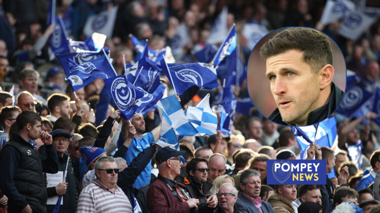 John Mousinho and Portsmouth fans.