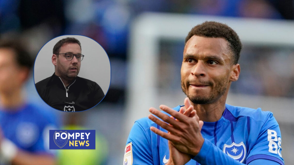 Josh Murphy and Rich Hughes at Portsmouth.