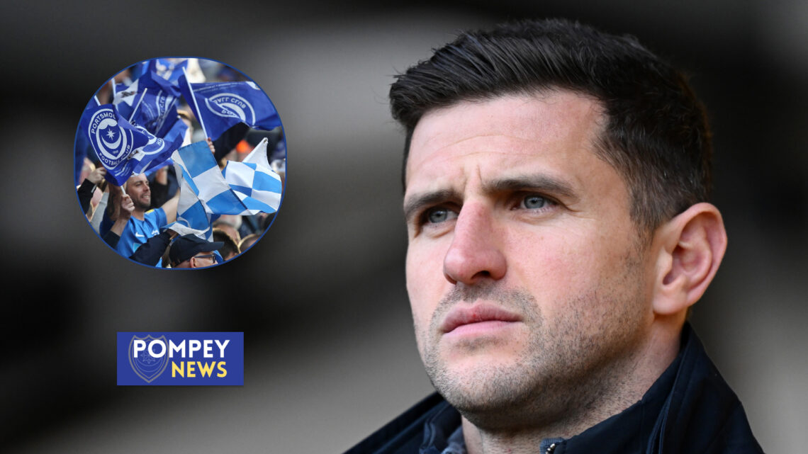 John Mousinho and Portsmouth fans.