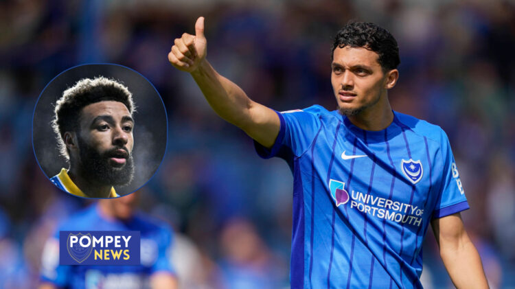 Andre Dozzell comes up against Jayden Bogle and Leeds United for Portsmouth.