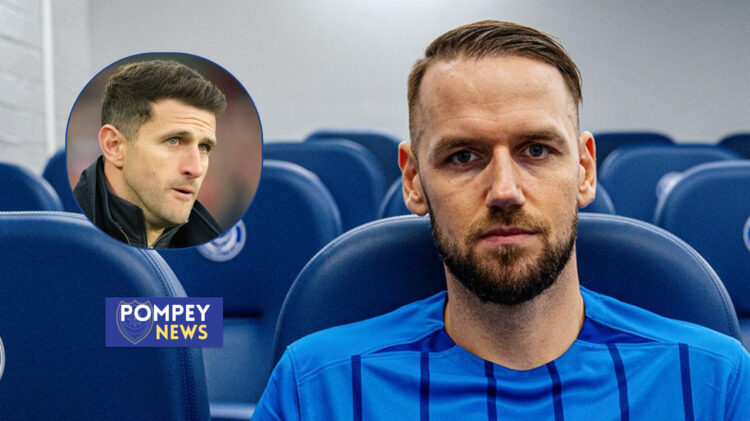 Alexander Milosevic, John Mousinho at Portsmouth.