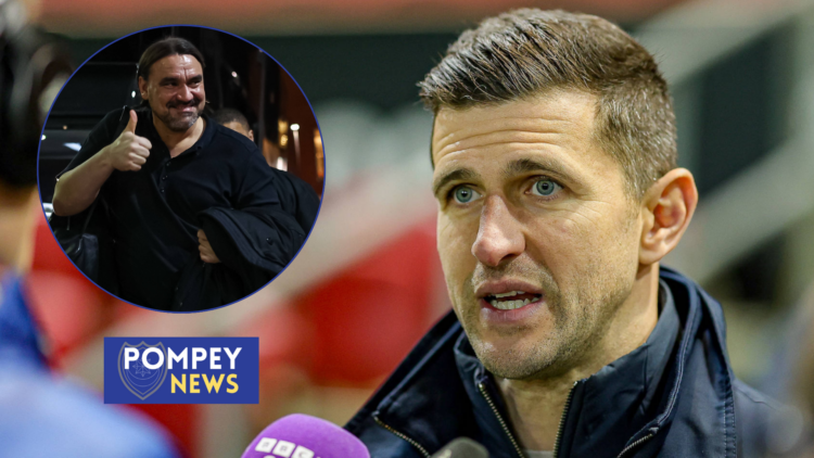 Portsmouth boss John Mousinho and Daniel Farke