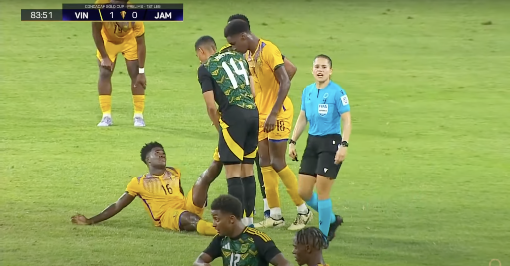 Portsmouth man Isaac Hayden playing for Jamaica
