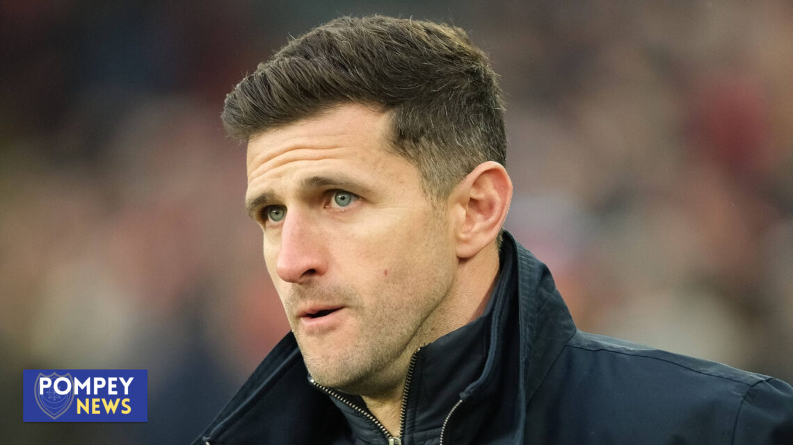 Portsmouth manager John Mousinho