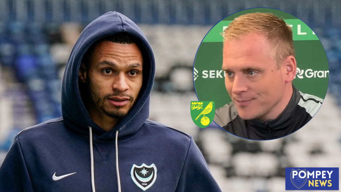 Portsmouth Norwich City Josh Murphy Johannes Hoff Thorup