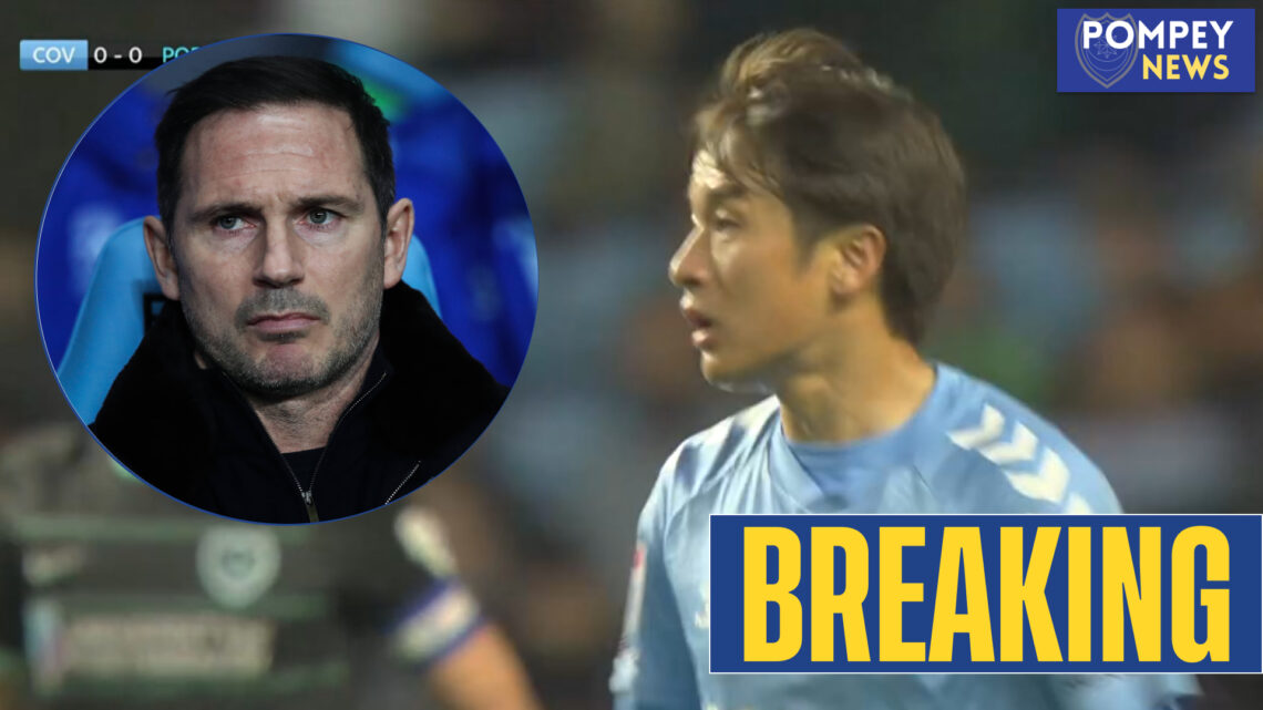 Tatsuhiro Sakamoto thought he should've had a penalty in Coventry v Portsmouth.