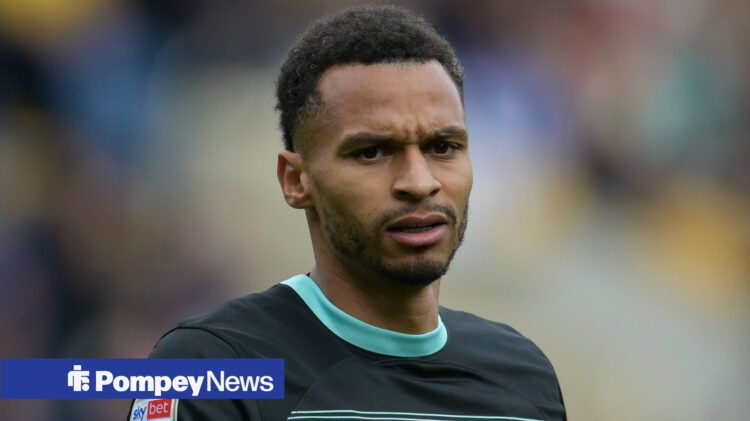 Josh Murphy playing for Portsmouth