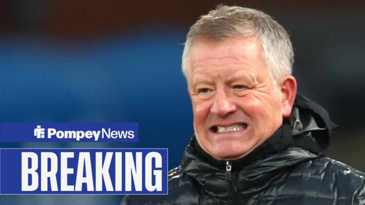 Portsmouth could see Championship rivals Sheffield United lose Chris Wilder.