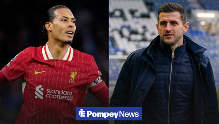 Virgil van Dijk and John Mousinho