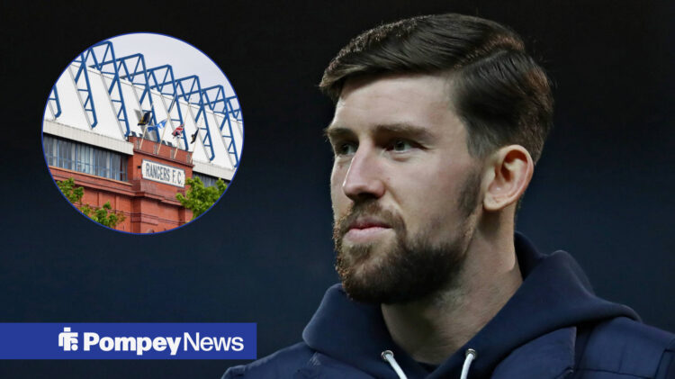 Portsmouth ace Callum Lang has reacted to a Rangers transfer.