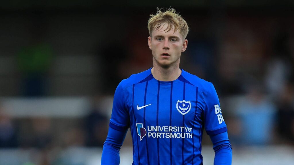Paddy Lane in action for Portsmouth