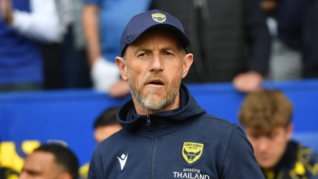 Oxford United boss Gary Rowett