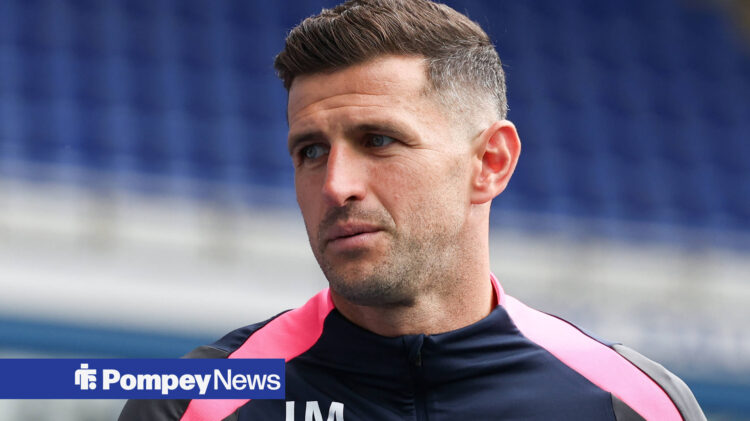 John Mousinho looking worried