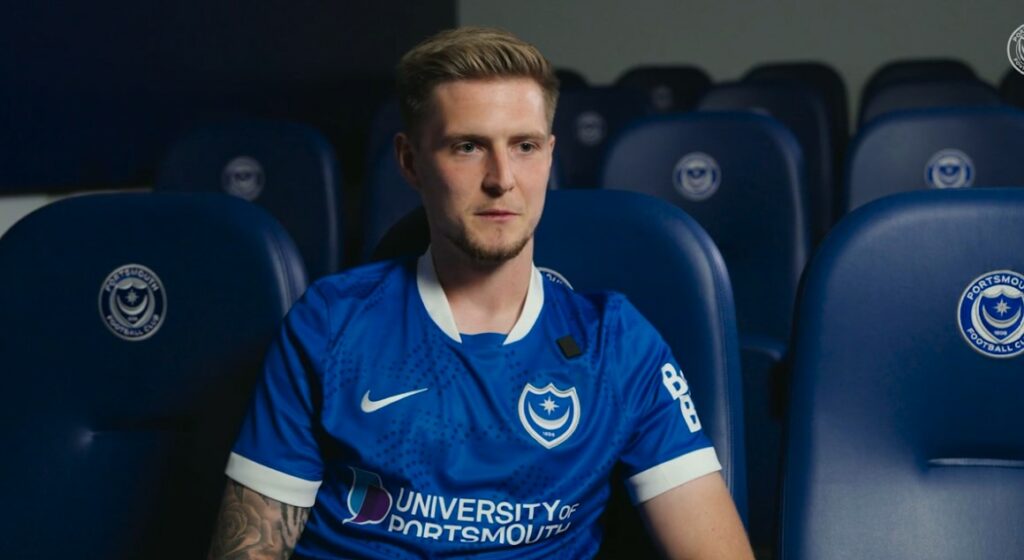 Josh Knight interviewed in Portsmouth home kit
