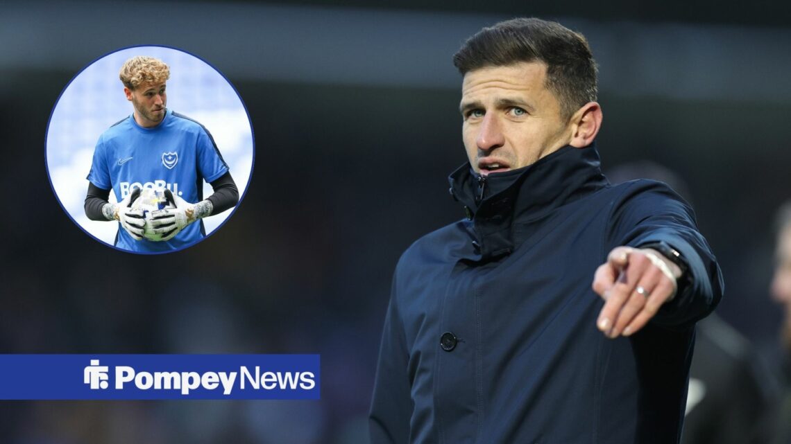 John Mousinho alongside a circle inset of Steve Evans.