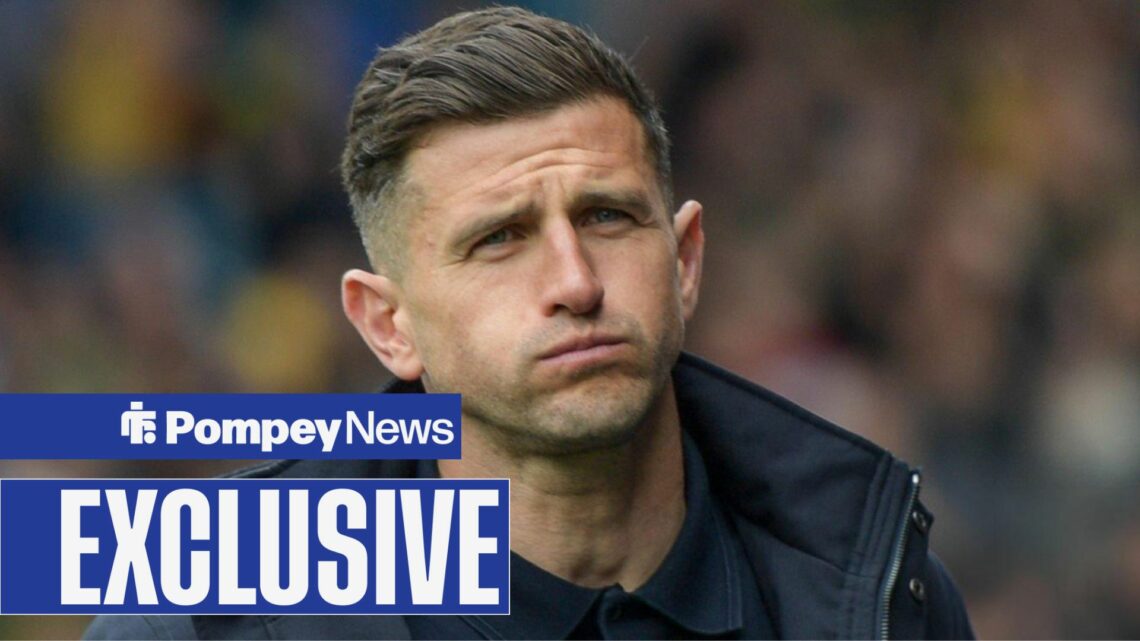 John Mousinho looking frustrated