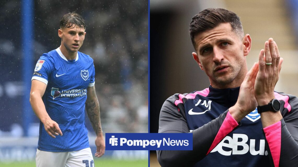 Adrian Segecic and John Mousinho stood side-by-side.