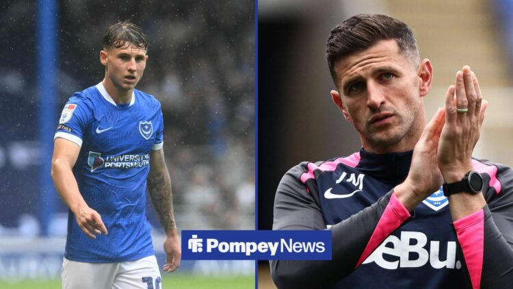 Adrian Segecic and John Mousinho stood side-by-side.
