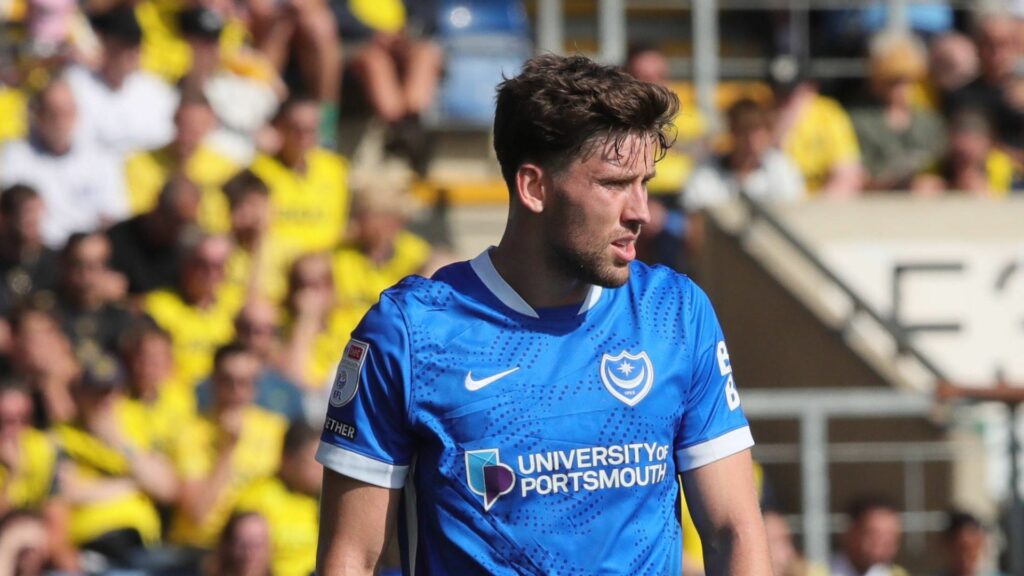 Callum Lang in action for Portsmouth