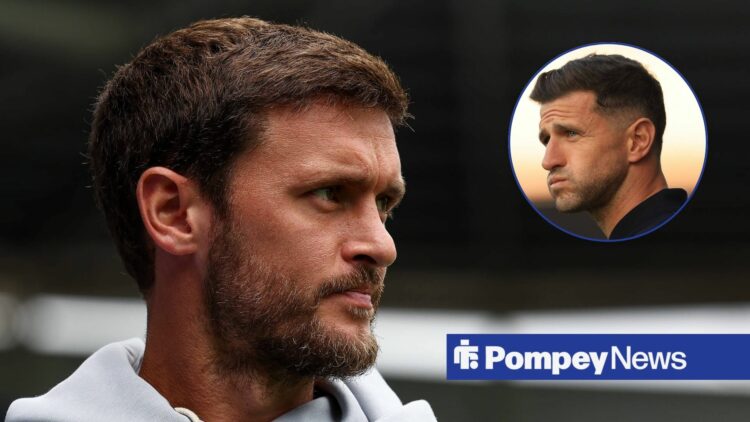 John Swift with John Mousinho in right circular inset